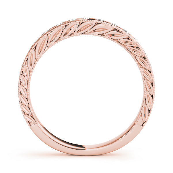 Channel Set Half Eternity Ring in Gold & Platinum