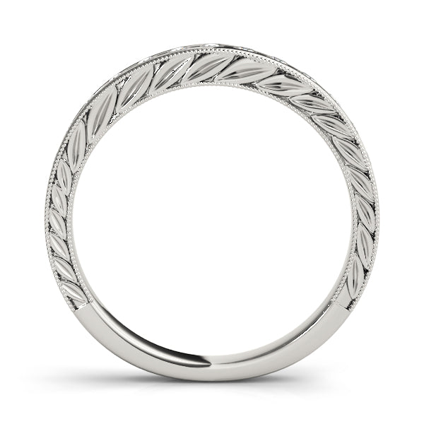 Channel Set Half Eternity Ring in Gold & Platinum