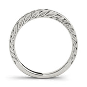 Channel Set Half Eternity Ring in Gold & Platinum