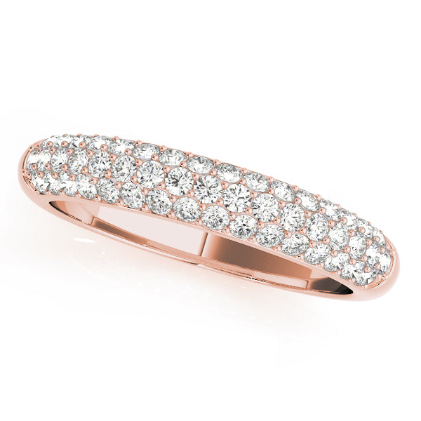 PavÃ£Â© Set Half Eternity Ring in Gold & Platinum