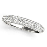 PavÃ£Â© Set Half Eternity Ring in Gold & Platinum
