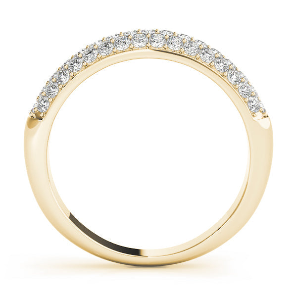 PavÃ£Â© Set Half Eternity Ring in Gold & Platinum