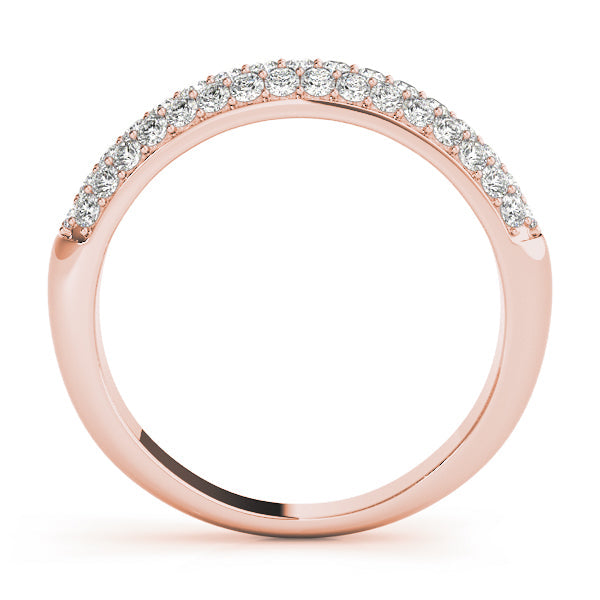 PavÃ£Â© Set Half Eternity Ring in Gold & Platinum