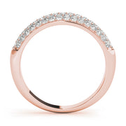 PavÃ£Â© Set Half Eternity Ring in Gold & Platinum