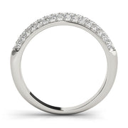 PavÃ£Â© Set Half Eternity Ring in Gold & Platinum