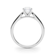 Artisan Channel-Set Round Diamond Engagement Ring in 10K/14K gold and platinum with certified lab-grown or natural diamonds