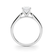Artisan Channel-Set Round Diamond Engagement Ring in 10K/14K gold and platinum with certified lab-grown or natural diamonds