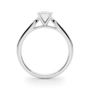 Artisan Channel-Set Round Diamond Engagement Ring in 10K/14K gold and platinum with certified lab-grown or natural diamonds