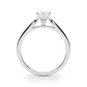 Artisan Channel-Set Round Diamond Engagement Ring in 10K/14K gold and platinum with certified lab-grown or natural diamonds
