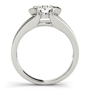 Regal Solitaires Any Shape Round Diamond Engagement Ring in 10K/14K gold and platinum with certified lab-grown or natural diamonds
