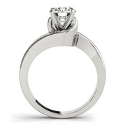 Dazzling Solitaires Round Diamond Engagement Ring in 10K/14K gold and platinum with certified lab-grown or natural diamonds