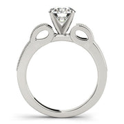 Devoted Prong-Set Round Diamond Engagement Ring in 10K/14K gold and platinum with certified lab-grown or natural diamonds
