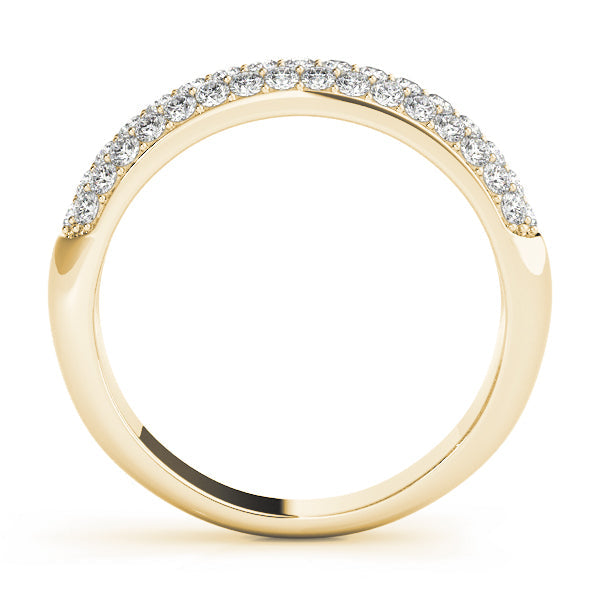 PavÃ£Â© Set Half Eternity Ring in Gold & Platinum