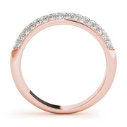 PavÃ£Â© Set Half Eternity Ring in Gold & Platinum