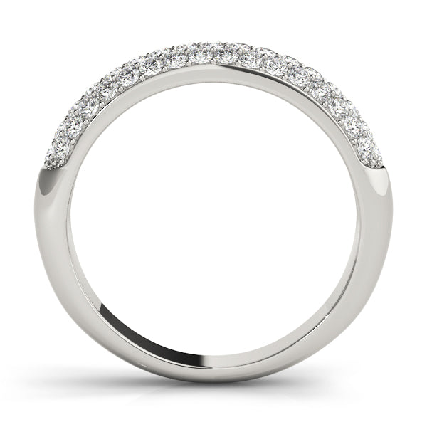 PavÃ£Â© Set Half Eternity Ring in Gold & Platinum