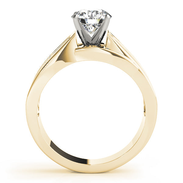 Opulent Multi-Row Round Diamond Engagement Ring in 10K/14K gold and platinum with certified lab-grown or natural diamonds