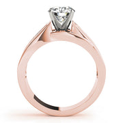 Opulent Multi-Row Round Diamond Engagement Ring in 10K/14K gold and platinum with certified lab-grown or natural diamonds