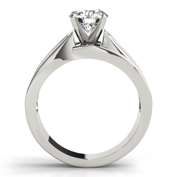 Opulent Multi-Row Round Diamond Engagement Ring in 10K/14K gold and platinum with certified lab-grown or natural diamonds