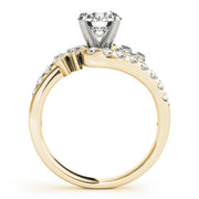 Celestial Fancy Shape Marquise Diamond Engagement Ring in 10K/14K gold and platinum with certified lab-grown or natural diamonds
