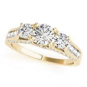 0.50 in 10K/14K gold and platinum with certified lab-grown or natural diamonds