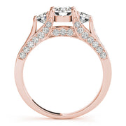 0.50 in 10K/14K gold and platinum with certified lab-grown or natural diamonds