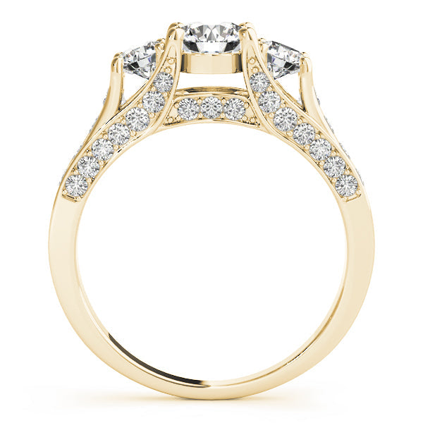 0.50 in 10K/14K gold and platinum with certified lab-grown or natural diamonds