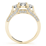 0.50 in 10K/14K gold and platinum with certified lab-grown or natural diamonds
