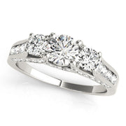 0.50 in 10K/14K gold and platinum with certified lab-grown or natural diamonds