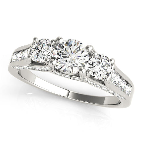 0.50 in 10K/14K gold and platinum with certified lab-grown or natural diamonds