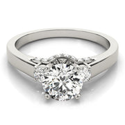 0.50 in 10K/14K gold and platinum with certified lab-grown or natural diamonds