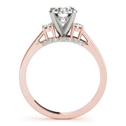 0.50 in 10K/14K gold and platinum with certified lab-grown or natural diamonds