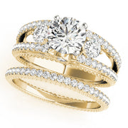 0.50 in 10K/14K gold and platinum with certified lab-grown or natural diamonds