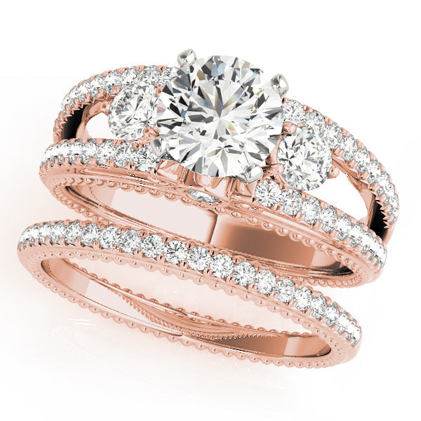 0.50 in 10K/14K gold and platinum with certified lab-grown or natural diamonds