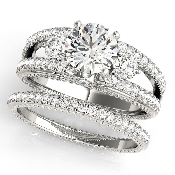 0.50 in 10K/14K gold and platinum with certified lab-grown or natural diamonds