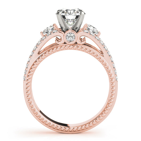 0.50 in 10K/14K gold and platinum with certified lab-grown or natural diamonds