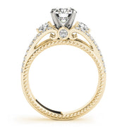 0.50 in 10K/14K gold and platinum with certified lab-grown or natural diamonds