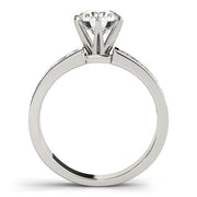 Adored Channel-Set Round Diamond Engagement Ring in 10K/14K gold and platinum with certified lab-grown or natural diamonds