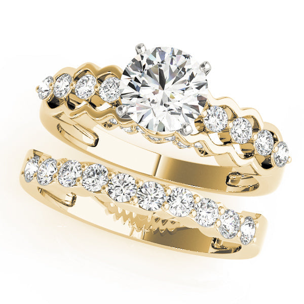 Timeless Prong-Set Round Diamond Engagement Ring in 10K/14K gold and platinum with certified lab-grown or natural diamonds