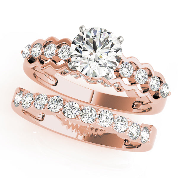 Timeless Prong-Set Round Diamond Engagement Ring in 10K/14K gold and platinum with certified lab-grown or natural diamonds