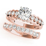 Timeless Prong-Set Round Diamond Engagement Ring in 10K/14K gold and platinum with certified lab-grown or natural diamonds
