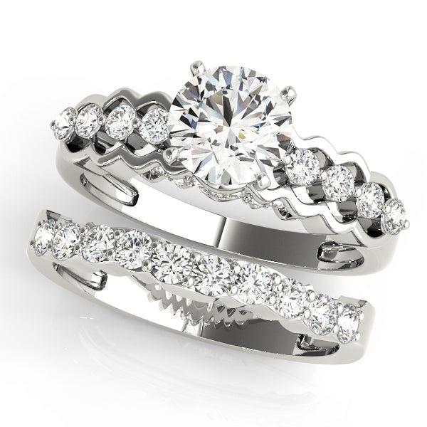Timeless Prong-Set Round Diamond Engagement Ring in 10K/14K gold and platinum with certified lab-grown or natural diamonds
