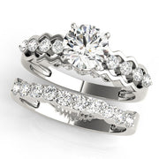 Timeless Prong-Set Round Diamond Engagement Ring in 10K/14K gold and platinum with certified lab-grown or natural diamonds