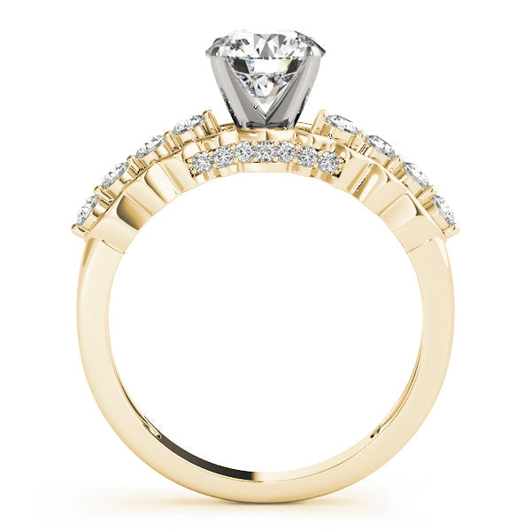Timeless Prong-Set Round Diamond Engagement Ring in 10K/14K gold and platinum with certified lab-grown or natural diamonds