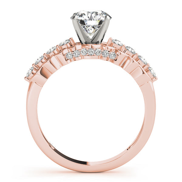 Timeless Prong-Set Round Diamond Engagement Ring in 10K/14K gold and platinum with certified lab-grown or natural diamonds