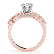 Timeless Prong-Set Round Diamond Engagement Ring in 10K/14K gold and platinum with certified lab-grown or natural diamonds