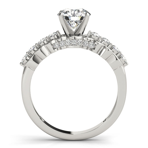 Timeless Prong-Set Round Diamond Engagement Ring in 10K/14K gold and platinum with certified lab-grown or natural diamonds
