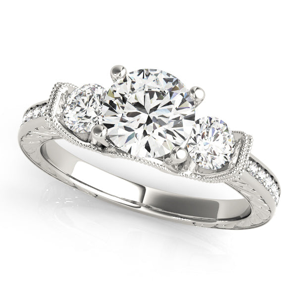 0.50 in 10K/14K gold and platinum with certified lab-grown or natural diamonds