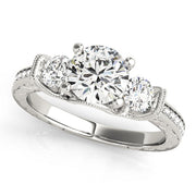 0.50 in 10K/14K gold and platinum with certified lab-grown or natural diamonds