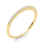 Shared Prong Half Eternity Ring in Gold & Platinum