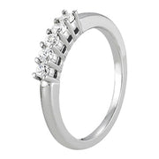 Timeless 4 Stone Remount Round Diamond Engagement Ring in 10K/14K gold and platinum with certified lab-grown or natural diamonds